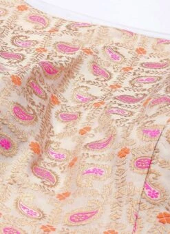 White Brocade Boat Neck Flared Dress Festive Wear 14 White Brocade Boat Neck Flared Dress Festive Wear -ZariGrace Shop White Brocade Boat Neck Flared Dress DRBS02201299 rrc1