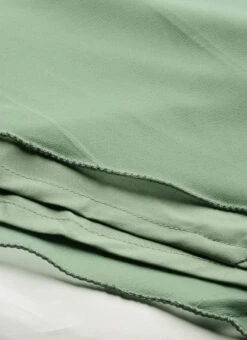 White Georgette N Green Pleated Gown Festive Wear -ZariGrace Shop White Georgette N Green Pleated Gown IWBS02210982 rrc3