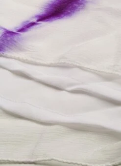 White Georgette Tie N Dye Dress After Six Wear Festive Wear -ZariGrace Shop White Georgette Tie N Dye Dress DRBS02210972 rrc4