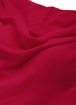 White Jacquard N Hot Pink Georgette Kali Gown Party Wear -ZariGrace Shop White Jacquard N Hot Pink Georgette Kali Gown IWBS02201193 rrc1