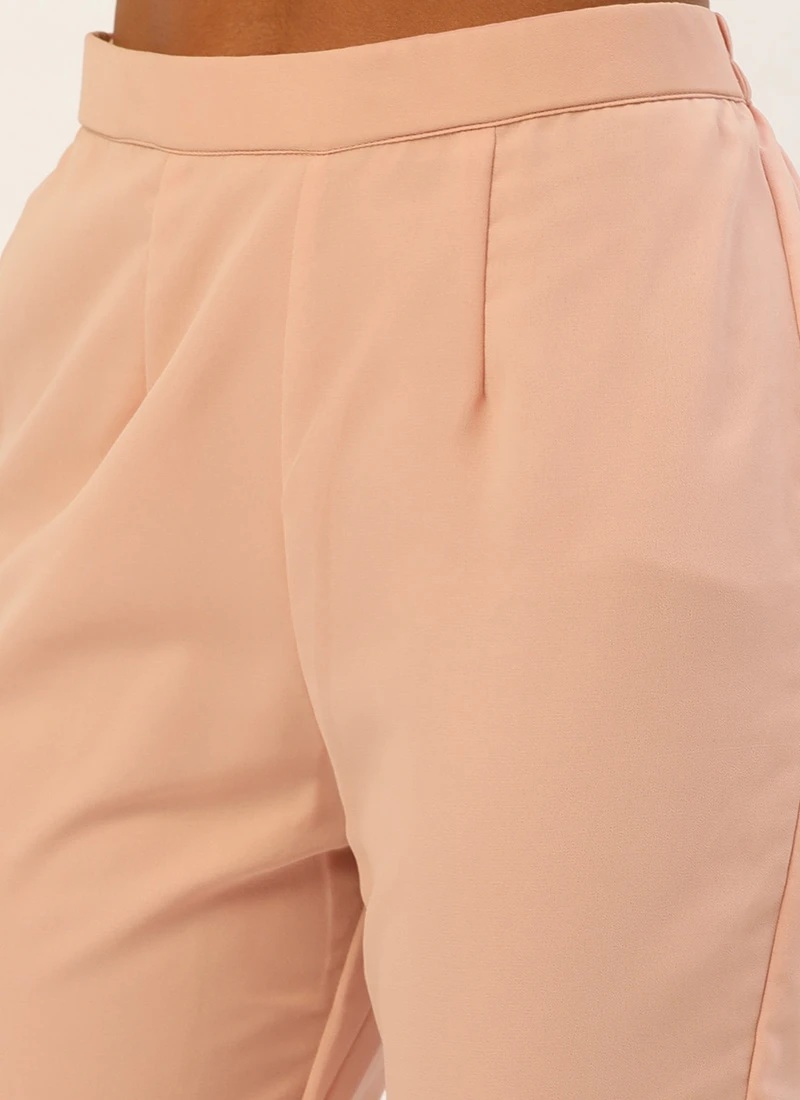 Top From White N Pink Peplum Top Gharara Set After Six Wear 8 Top From White N Pink Peplum Top Gharara Set After Six Wear - Image 6