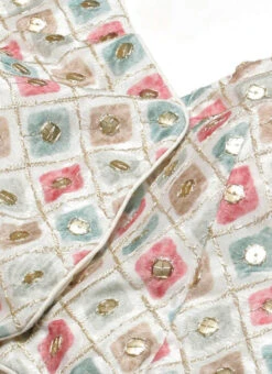 Dupatta From White N Sky Blue Chinon Embroidered Lehenga Set After Six Wear 14 Dupatta From White N Sky Blue Chinon Embroidered Lehenga Set After Six Wear -ZariGrace Shop White N Sky Blue Chinon Embroidered Lehenga Set GHBS02210966 rrc1