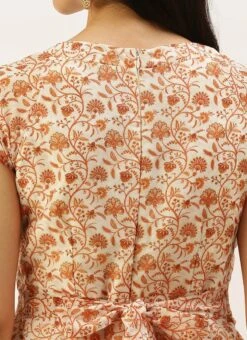 White Printed Art Silk Mini Dress After Six Wear -ZariGrace Shop White Printed Art Silk Mini Dress DRBS02208439 rrc2