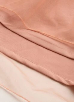 Dupatta From White Sequins N Peach Net Tiered Lehenga After Six Wear -ZariGrace Shop White Sequins N Peach Net Tiered Lehenga GHBS02212562 rrc4