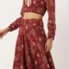 Wine Georgette Digital Printed Lehenga Set Festive Wear 2 Wine Georgette Digital Printed Lehenga Set Festive Wear -ZariGrace Shop Wine Georgette Digital Printed Lehenga Set GHBS02301107 l