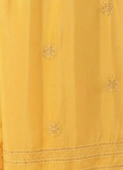 Yellow Chinon Kaftan Dress Festive Wear -ZariGrace Shop Yellow Chinon Kaftan Dress DRBS02204754 rrc4
