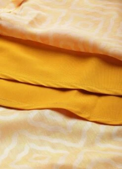 Yellow Digital Print High N Low Style Dress After Six Wear -ZariGrace Shop Yellow Digital Print High N Low Style Dress DRBS02306371 rrc4