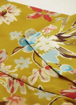 Yellow Digital Printed Dress After Six Wear -ZariGrace Shop Yellow Digital Printed Dress DRBS02208547 rrc1