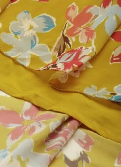 Yellow Digital Printed Dress After Six Wear -ZariGrace Shop Yellow Digital Printed Dress DRBS02208547 rrc3