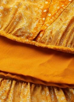 Yellow Digital Printed Maxi Dress Party Wear -ZariGrace Shop Yellow Digital Printed Maxi Dress DRBS02110963 rrc2