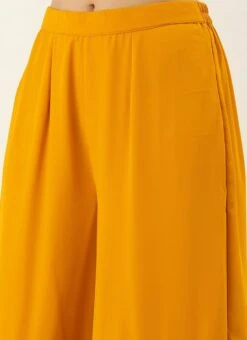 Bottom From Yellow Digital Printed Alia Cut Sharara Suit After Six Wear -ZariGrace Shop Yellow Digital Printed Sharara Suit SLBS02306377 rrc2