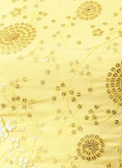 Yellow Embroidered Chinon Blouse Wedding Wear -ZariGrace Shop Yellow Embroidered Chinon Blouse BLBS02303843 rrc4