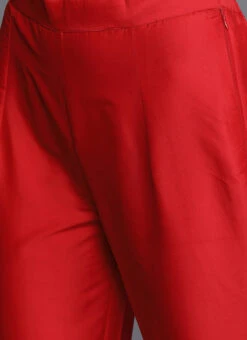 Yellow Embroidered Chinon Kurta Set Festive Wear -ZariGrace Shop Yellow Embroidered Chinon Kurta Set KSBS01911716 rrc2