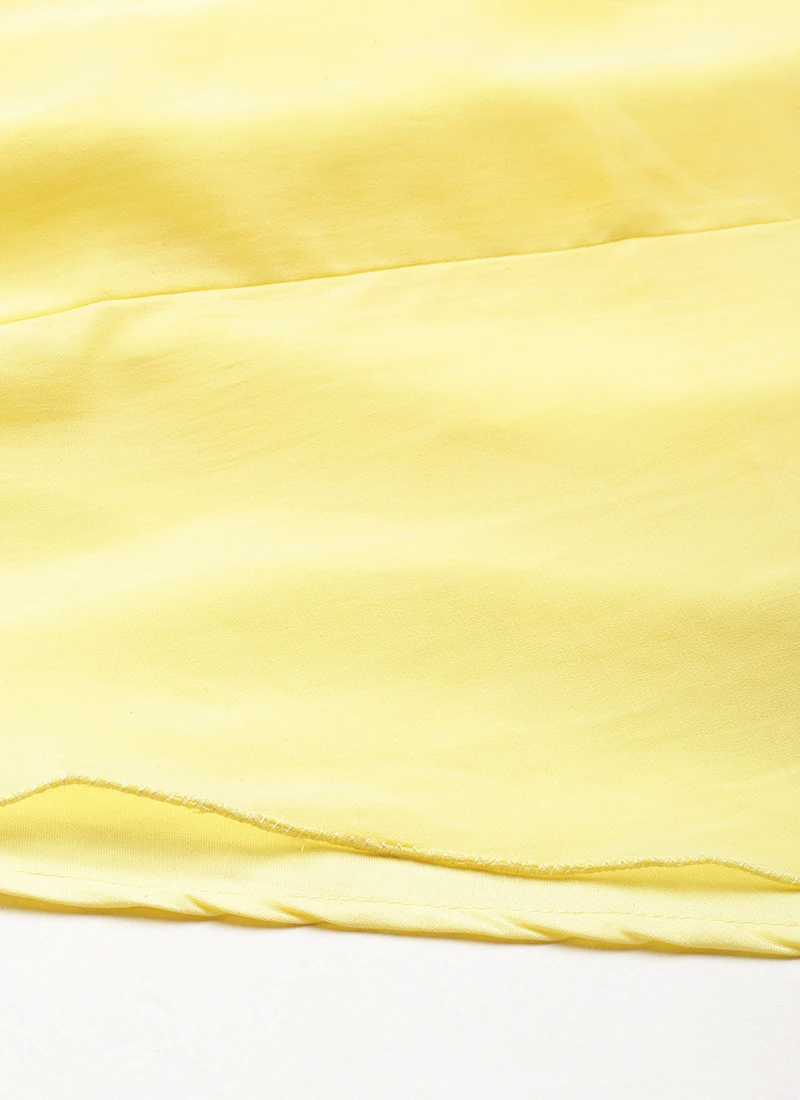 Yellow Georgette Embroidered Gown Party Wear 8 Yellow Georgette Embroidered Gown Party Wear - Image 6