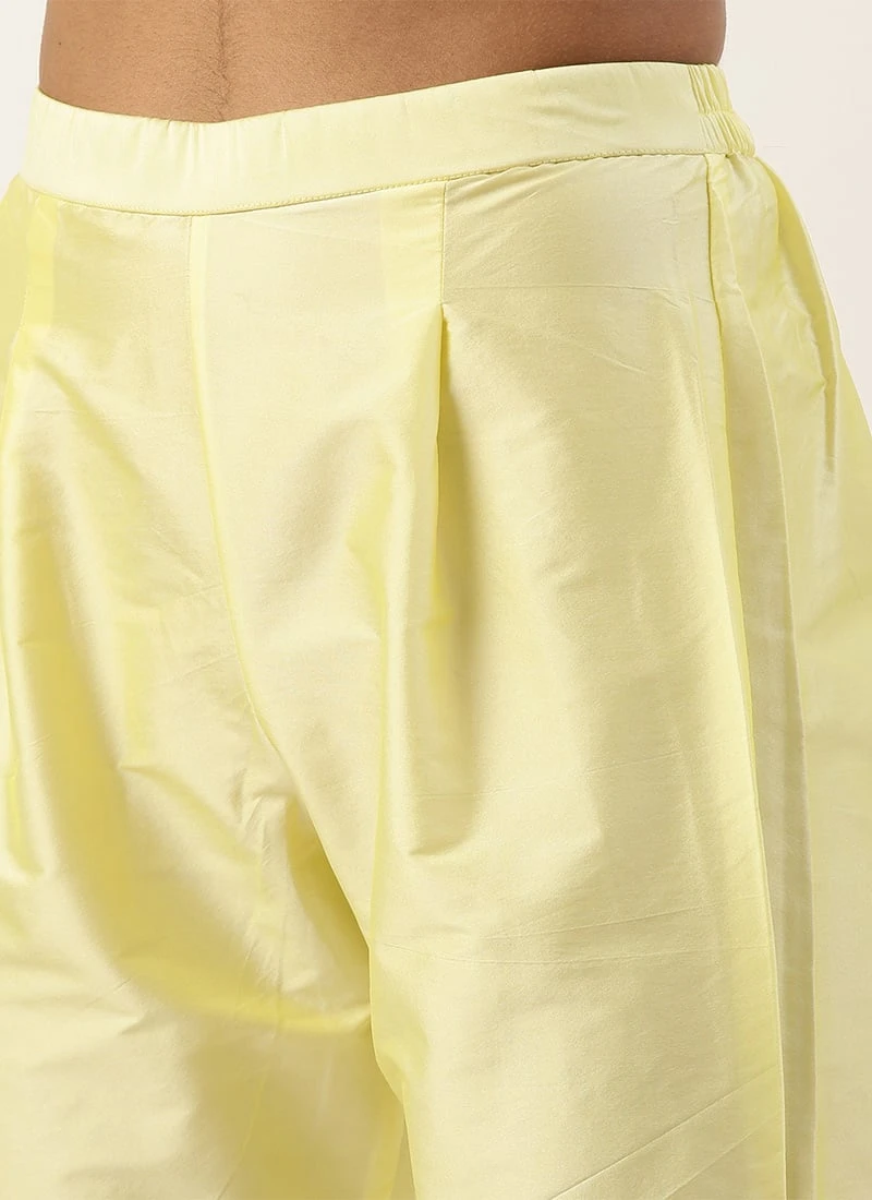 Yellow Organza Embroidered Anarkali Suit Festive Wear 8 Yellow Organza Embroidered Anarkali Suit Festive Wear - Image 6