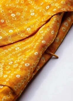 Yellow Printed Viscose Dress After Six Wear -ZariGrace Shop Yellow Printed Viscose Dress DRBS02110830 rrc2