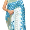 Banarasi Woven Work Turquoise Blue Color Satin Saree Festive Wear 1 Banarasi Woven Work Turquoise Blue Color Satin Saree Festive Wear -ZariGrace Shop banarasi woven work turquoise blue color satin saree savptabl19 l