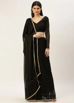 Black Art Silk A Line Lehenga Festive Wear -ZariGrace Shop black art silk a line lehenga ghsrk174134 u