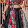 Black Blended Cotton Kutch Work Chaniya Choli Festive Wear -ZariGrace Shop black blended cotton kutch work chaniya choli ghsrk174989 l
