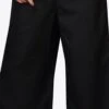 Black Cotton Culottes After Six Wear -ZariGrace Shop black cotton culottes wbcul0012b l