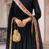 Black Georgette Embroidered Anarkali Suit Party Wear -ZariGrace Shop black georgette embroidered anarkali suit slsak32992056 l