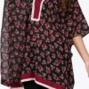 Black N Maroon Georgette Kaftan After Six Wear -ZariGrace Shop black n maroon georgette kaftan kfmnc006 l