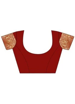 Black N Red Banarasi Silk Zari Work Saree Festive Wear -ZariGrace Shop black n red banarasi silk zari work saree sasstsktknsk8078j b