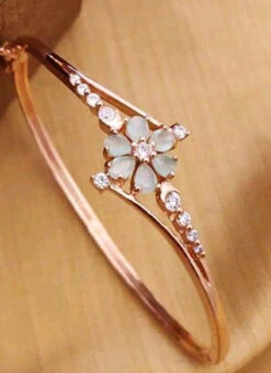 Blingling White Stones Adjustable Bracelet Party Wear -ZariGrace Shop blingling white stones adjustable bracelet hjbksc47 b