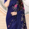 Blue Art Silk Saree After Six Wear 1 Blue Art Silk Saree After Six Wear -ZariGrace Shop blue art silk saree sasnf4061 l