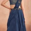 Blue Chinon Silk Embroidered Ready Pleated Saree Party Wear 1 Blue Chinon Silk Embroidered Ready Pleated Saree Party Wear -ZariGrace Shop blue chinon silk embroidered ready pleated saree saska36337311b l