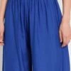 Blue Cotton Palazzo Pant Work Wear 1 Blue Cotton Palazzo Pant Work Wear -ZariGrace Shop blue cotton palazzo suit wbdmf645 l