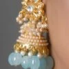 Blue Jhumka Earrings Party Wear -ZariGrace Shop blue jhumka earrings erdfemnw020 l
