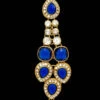 Blue N White Alloy Danglers Festive Wear -ZariGrace Shop blue n white alloy danglers ermvd10791 l