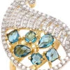 Blue Stone Designer Ring Party Wear -ZariGrace Shop blue stone designer ring hnjjde1291 l