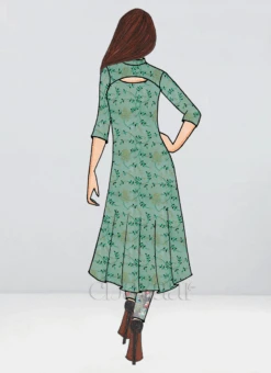 Ethnovog Straight Pant Suit Party Wear