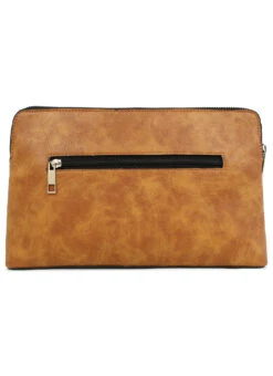 Brown Polyster Clutch -ZariGrace Shop brown polyster clutch hbdsa437b b