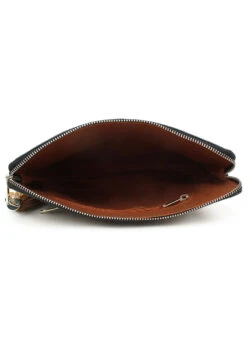 Brown Polyster Clutch