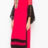 Candy Red Georgette Embroidered Kurta Palazzo Set After Six Wear -ZariGrace Shop candy red georgette embroidered kurta palazzo set krsmnc1928ks l