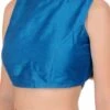 Cobalt Blue Art Dupion Silk Plain Blouse Festive Wear -ZariGrace Shop cobalt blue art dupion silk plain blouse bldiw1 l
