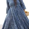 Cobalt Blue Cotton Printed Anarkali Gown After Six Wear 2 Cobalt Blue Cotton Printed Anarkali Gown After Six Wear -ZariGrace Shop cobalt blue cotton printed anarkali gown bgwjac3004 l