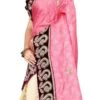 Cream N Pink Half N Half Saree Party Wear -ZariGrace Shop cream n pink half n half saree sacplk2512z l