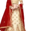 Cream Silk Zari Embroidered A Line Lehenga Festive Wear -ZariGrace Shop cream silk zari embroidered a line lehenga ghsstsktaln7591 l