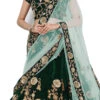 Dark Green Silk Velvet Embroidered A Line Lehenga Party Wear 2 Dark Green Silk Velvet Embroidered A Line Lehenga Party Wear -ZariGrace Shop dark green silk velvet embroidered a line lehenga ghsrk149671 l