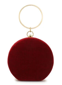 Dark Red Stones N Beads Clutch Bag -ZariGrace Shop dark red stones n beads clutch bag hbdsa087bbc b