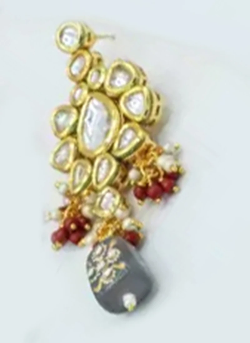 Designer Grey Beads Choker Set Party Wear 3 Designer Grey Beads Choker Set Party Wear