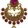 Designer Magenta Dangler Earrings Festive Wear -ZariGrace Shop designer magenta dangler earrings ermvf10940 l