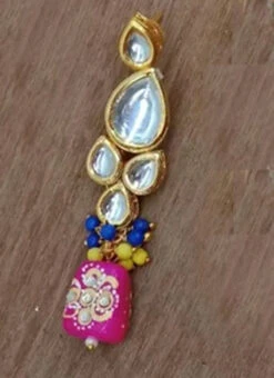 Designer Magenta Pink Beads Choker Set Party Wear