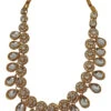 Designer White Necklace Set Party Wear -ZariGrace Shop designer white necklace set jynmvd11109 l