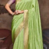 Dola Silk With Jacquard Woven Light Green Color Saree With Attached With Embroidery Blouse Party Wear 1 Dola Silk With Jacquard Woven Light Green Color Saree With Attached With Embroidery Blouse Party Wear -ZariGrace Shop dola silk with jacquard woven light green color saree with attached with embroidery blouse sasl1872168 l