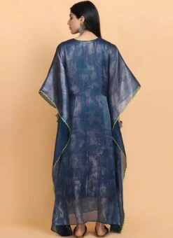 Electric Blue Handapinted Kaftan Set Party Wear 9 Electric Blue Handapinted Kaftan Set Party Wear -ZariGrace Shop electric blue handapinted kaftan set kfdasct3 b